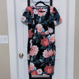 Calvin Klein Floral Sheath Dress
